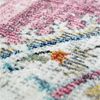 Carpetia Outdoorteppich In- und Outdoor, rund, Höhe: 5 mm, mit orientalischem Vintage-Ornamentmuster Bild 3