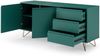 Sideboard MDF/Metall Grün 150 x 40 x 70 cm Bild 3