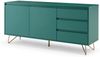 Sideboard MDF/Metall Grün 150 x 40 x 70 cm Bild 2