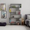 Decortie Bücherregal Karmato, Modernes Bücherregal Display Unit, 96 x 25,5 x 168,5 cm Bild 2