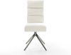 Drehstuhl Pela-Flex Bouclé Soft Beige Kreuzgestell breit Graphit 360° drehbar Wippfunktion Taschenfederkern Bild 2