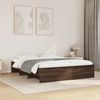 Doppelbett, Bettgestell Modernen ohne Matratze Braun Eiche 150x200 cm Holzwerkstoff d1905e Bild 2