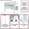 Mendler 'HWC-L46' Pergola, Regenrinne sturmfest, Aluminium anthrazit, 3x4 m Bild 2