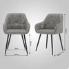 Woltu Polsterstuhl (Set, 2 St), Esszimmerstühle Ergonomisches Design Stuhl Bild 3