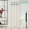 LMaxhome Vorhang Blickdicht Samt Gardinen mit Ösen Verdunkelungsvorhang für Wohnzimmer, (1 St) Modern Kälteschutz Wärmeisolierend Verdickt Türvorhänge Bild 3