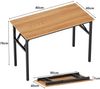 Klapptisch Büroarbeitsplatz 80x40cm Computertisch E1 PC Tisch Esstisch Bild 2