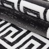Carpettex Kurzflor-Bettumrandung Abstrakt Kariert Design, Höhe 12 mm, (Bett-Set, 3-tlg, Bettvorlage), Schlafzimmer Teppich Bettumrandung Läufer Set 3 teilig Bild 3