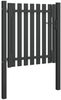 vidaXL Gartentor aus Stahl 100 x 75 cm Anthrazit 146327 Bild 2