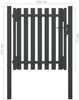 vidaXL Gartentor aus Stahl 100 x 75 cm Anthrazit 146327 Bild 4