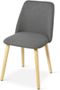 GOEURVANT 421 Esszimmerstühle 4er-Set, Webstoff - Dunkelgrau Bild 5