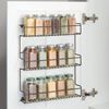 mDesign Gewürzregal Küchenregal Gewürzständer Organizer Metall Bronze Bild 3