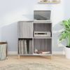 vidaXL Plattenschrank Grau Sonoma 84,5x38x89 cm Holzwerkstoff 831995 Bild 3