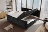 99rooms Vero Plus Familienbett Boxspringbett 260×200 cm Cordstoff POSO Schwarz Bild 5