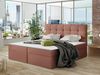 Boxspringbett Felipe, Rot, 140x200 cm Bild 2