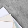 vidaXL Teppich aus Kunstschaffell TAFALLA Grau 50 x 80 cm Polyester 42021540 Bild 3