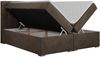 Boxspringbett, Deko Bed mit Matratze und Topper - SUSAN - 160x200cm - Braun Velours - H4 Bild 4