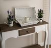 Romantisches 2er TABLETT-SET LANDHAUS Rosali Weiß SHABBY CHIC Bild 5