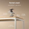 Desktronic Elektrisch höhenverstellbarer Schreibtisch HomeMax 160x80cm Weiß/Massives Eichenholz mit Memory-Funktion, Anti-Kollisions Technologie, USB-A und USB-C-Ladeanschlüssen Bild 4