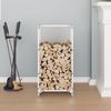 vidaXL Brennholzregal Weiß 40x30x80 cm Kaltgewalzter Stahl 864232 Bild 3