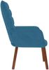 vidaXL Relaxsessel Blau Samt 4016820 Bild 4