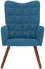 vidaXL Relaxsessel Blau Samt 4016820 Bild 3