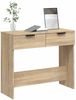 Konsolentisch, Beistelltisch, Konsole Sonoma-Eiche 90x36x75 cm Holzwerkstoff Bild 4