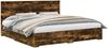 vidaXL Bettrahmen Geräucherte Eiche 200 x 200 cm Holzwerkstoff 3411268 Bild 2