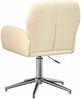 vidaXL Drehstühle 6 Stk. 54 x 58 x 90 cm Creme Stoff 3428317 Bild 5