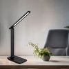 LED Tischleuchte, Touchdimmer, beweglich, Kunstleder, H 50cm Bild 3