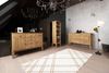Sideboard Kommode LENNES Eiche massiv 168x100x45 cm Bild 2