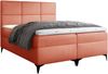99rooms Ozzy Boxspringbett Velours 140x200 cm Korallenrot Bild 3