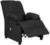 vidaXL Massagesessel Schwarz Mikrofasergewebe 340198 Bild 3