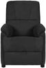 vidaXL Massagesessel Schwarz Mikrofasergewebe 340198 Bild 2