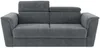 Vente-unique - RIZORA Sofa Stoff Grau - B 223 cm96 cm x H 93 cm x L 210 cm Bild 3
