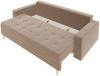 Sofa 3-Sitzer BELANO mit Schlaffunktion Cafe Latte Bild 4