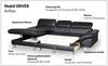 COTTA Ecksofa Driver L-Form, mit Kopfteilverstellung, wahlweise mit Bettfunktion & Bettkasten Bild 3