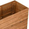 vidaXL Hochbeet 150x40x72 cm Teak Altholz und Stahl 47429 Bild 5
