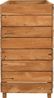 vidaXL Hochbeet 150x40x72 cm Teak Altholz und Stahl 47429 Bild 4