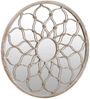 vidaXL Gartenspiegel Sand 60x3 cm Eisen Rund 318367 Bild 3