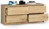 Raumhirsch Furniture Kommode mit 4 Schubladen 120 cm breit Holz Schrank, (viele Farbvarianten - Maße: 120 x 55 x 40 cm) - Hochwertig & stabil Bild 3