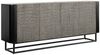 riess-ambiente Sideboard CROCO 180cm grau / schwarz (Einzelartikel, 1 St), Massivholz · Metall · Design-Kommode · 3D Schnitzereien · Wohnzimmer Bild 5