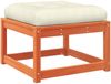 vidaXL Gartenhocker mit Kissen Wachsbraun Massivholz Kiefer 844701 Bild 2