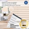 DomDeco Plissee Premium Thermo Plissee ohne Bohren, Sichtschutz, lichtdurchlässig, blickdicht, Klemmfix, Thermo-Wärmeschutz, verdunkelnd, blickdicht, Stufenlos Bild 2