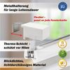 DomDeco Plissee Premium Thermo Plissee ohne Bohren, Sichtschutz, lichtdurchlässig, blickdicht, Klemmfix, Thermo-Wärmeschutz, verdunkelnd, blickdicht, Stufenlos Bild 4