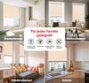 DomDeco Plissee Premium Thermo Plissee ohne Bohren, Sichtschutz, lichtdurchlässig, blickdicht, Klemmfix, Thermo-Wärmeschutz, verdunkelnd, blickdicht, Stufenlos Bild 3