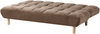 Schlafsofa 2-Sitzer RISOR Stoff Braun Bild 5