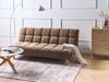 Schlafsofa 2-Sitzer RISOR Stoff Braun Bild 3