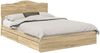 vidaXL Aufbewahrungsbett Sonoma-Eiche 140 x 190 cm Holzwerkstoff 3413098 Bild 2