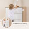 reer Vorteilspack Schrank- und Schubladensicherung, 3er Set, Klemmschutz, Kinder Sicherung, Weiß, 71080 Bild 5