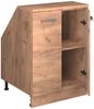 Dachschrägenschrank Rion Goldkraft Eiche 60 x 81.6 cm mit 2 Türen, Schrankkorpus 60 cm Tiefe Vicco Bild 4